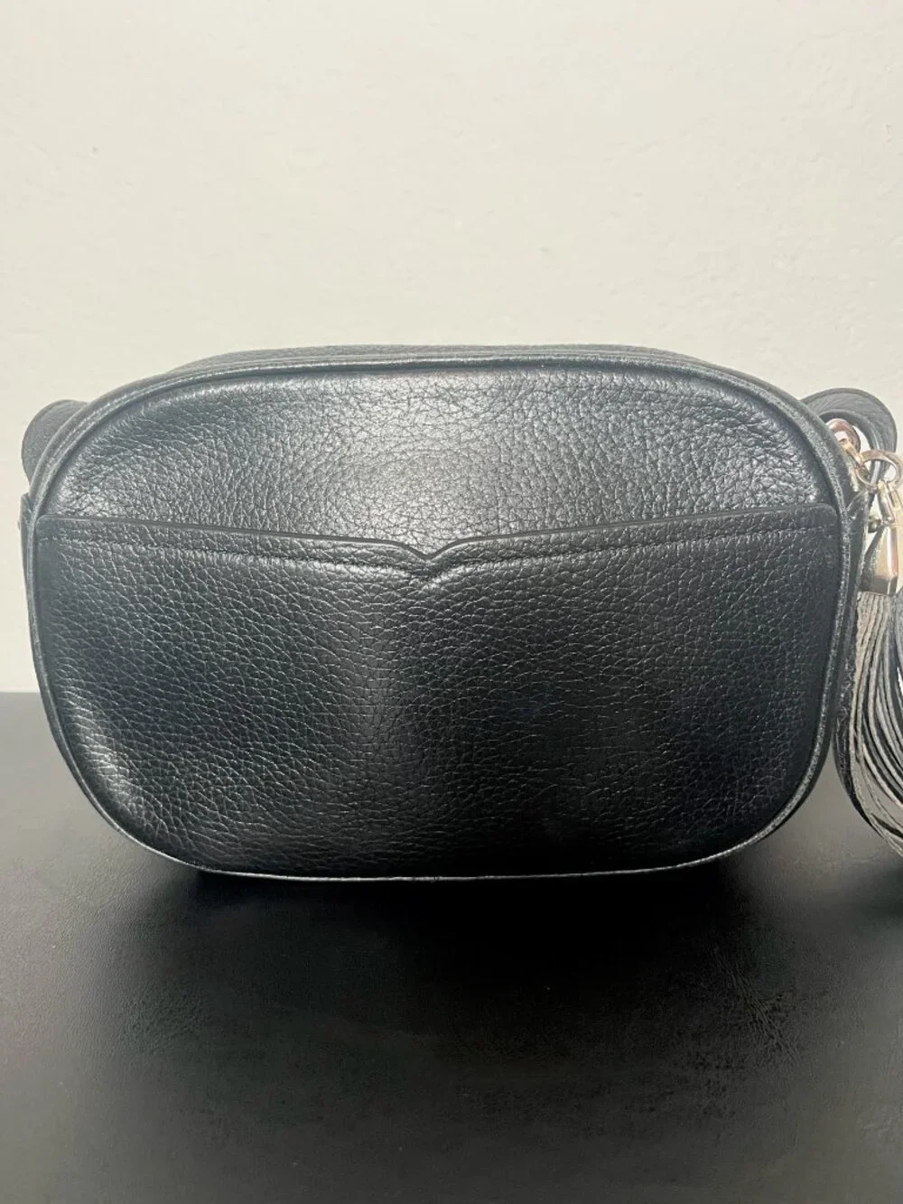 Kate Spade New York Naomi Camera Bag Crossbody Black Leather with Tassel